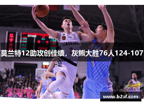 莫兰特12助攻创佳绩，灰熊大胜76人124-107